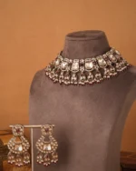 Majestic Pearl and Stone-Studded Kundan Jewelry Set